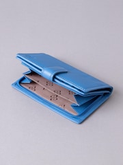 Lakeland Leather Blue Medium Tab Purse - Image 4 of 5