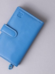 Lakeland Leather Blue Medium Tab Purse - Image 5 of 5