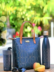 Beau And Elliot Blue Luxury Navy Stainless Steel Drinks Bottle (500ml) - Image 1 of 2