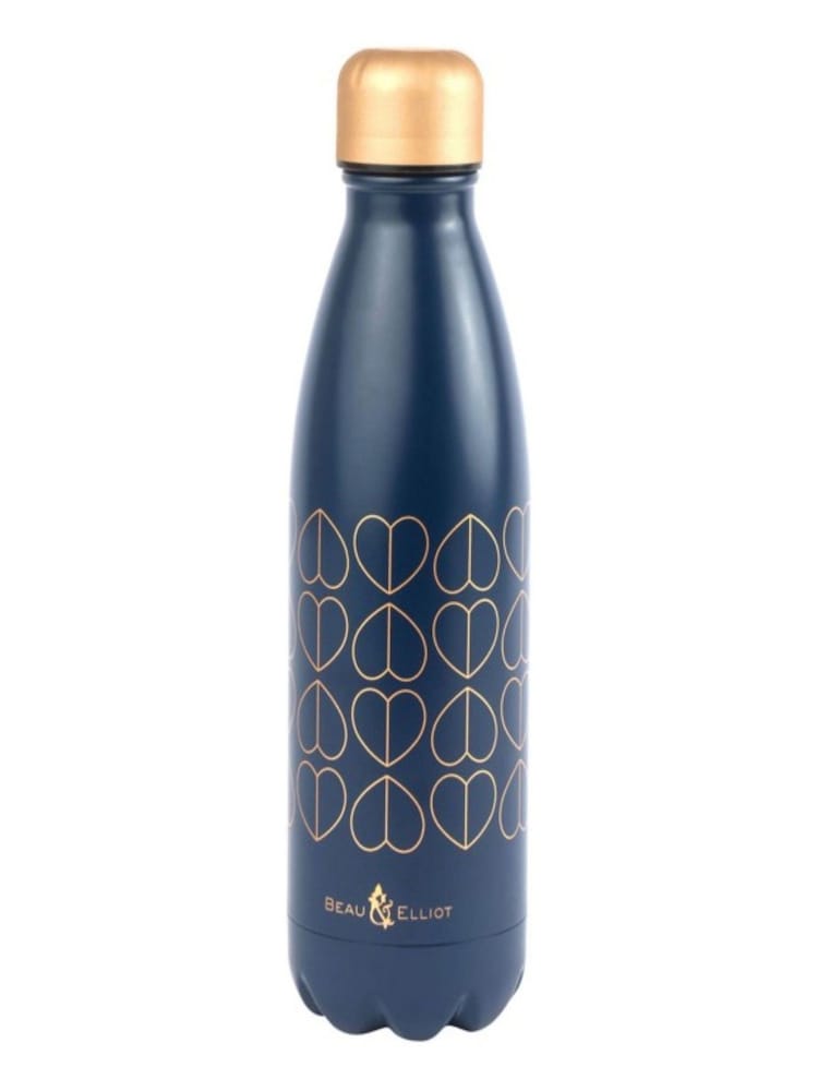 Beau And Elliot Blue Luxury Navy Stainless Steel Drinks Bottle (500ml) - Image 2 of 2
