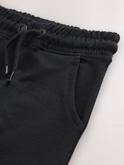 Dark Black Longer Length Skinny Fit Joggers (3-16yrs) - Image 4 of 4