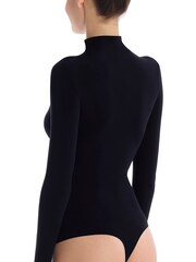 Commando Black Ballet Long Sleeve Mockneck Bodysuit - Image 2 of 3