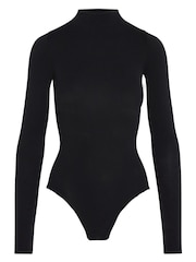 Commando Black Ballet Long Sleeve Mockneck Bodysuit - Image 3 of 3