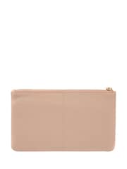 Pure Luxuries London Arlesey Leather 100% Cotton Clutch Bag - Image 3 of 5