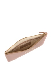 Pure Luxuries London Arlesey Leather 100% Cotton Clutch Bag - Image 4 of 5