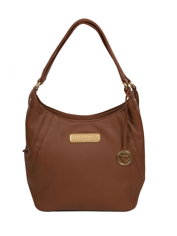 Pure Luxuries London Abigail Leather Shoulder Bag - Image 1 of 6