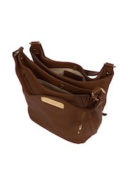 Pure Luxuries London Abigail Leather Shoulder Bag - Image 4 of 6