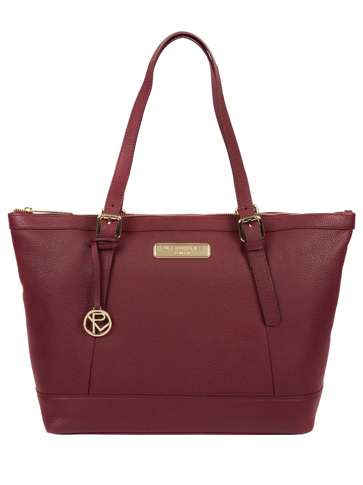 Pure Luxuries London Emily Leather Tote Bag - Image 1 of 5
