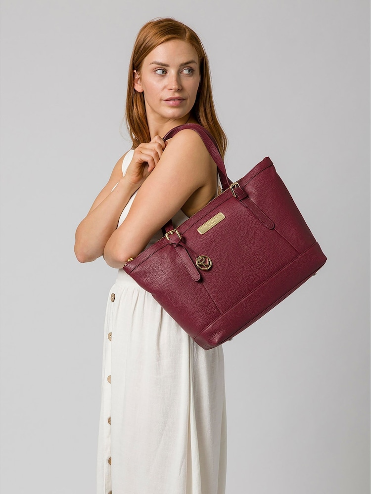 Pure Luxuries London Emily Leather Tote Bag - Image 5 of 5