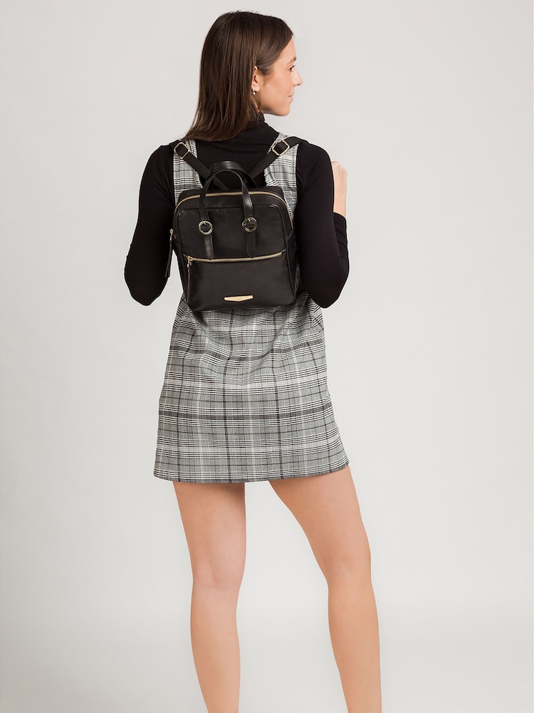 Pure Luxuries London Delfina Rucksack aus vegan gefärbtem Leder - Bild 1 von 5