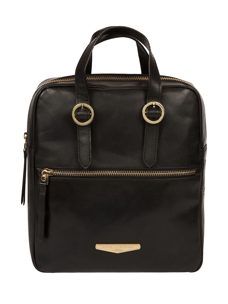 Pure Luxuries London Delfina Rucksack aus vegan gefärbtem Leder - Bild 2 von 5