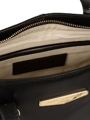 Schwarz - Pure Luxuries London Adelina Tote-Tasche aus vegan gefärbtem Leder - Bild 4 von 5