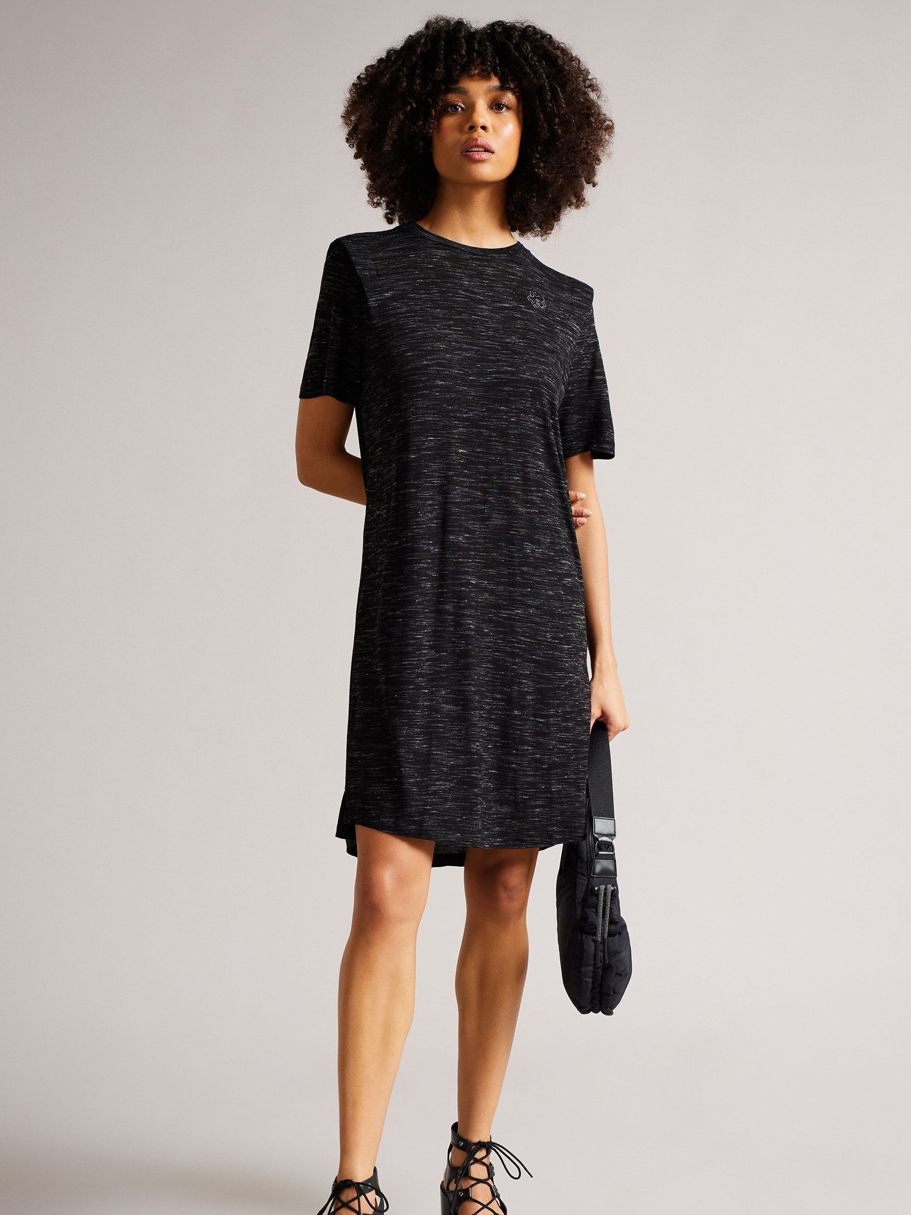 Buy Ted Baker Julina Grey T Shirt Dress With Shoulder Detail from Next Luxembourg