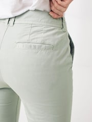 FatFace Farnham Green Cropped Chinos - Image 3 of 4