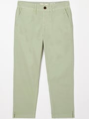 FatFace Farnham Green Cropped Chinos - Image 4 of 4