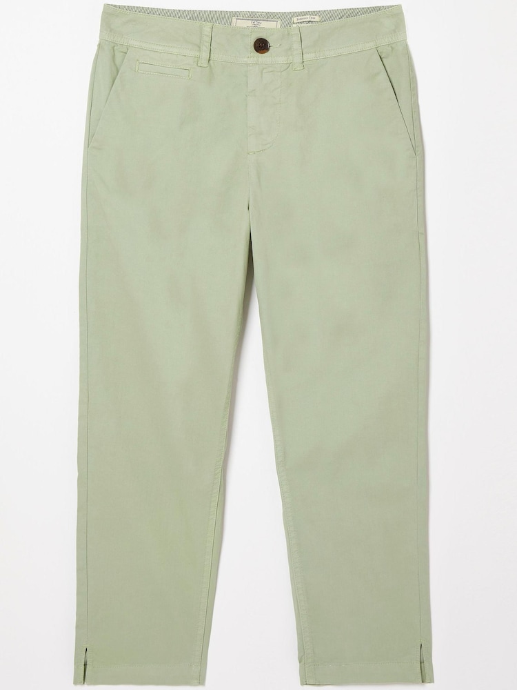 FatFace Farnham Green Cropped Chinos - Image 4 of 4