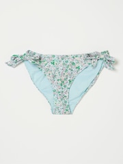 FatFace Green Daisy Field Bikini Bottoms - Image 4 of 4