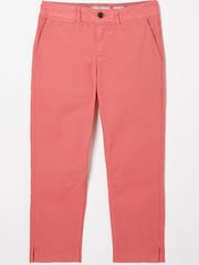 FatFace Farnham Pink Cropped Chinos - Image 4 of 4