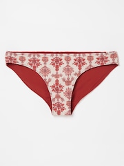 FatFace Orange Jaipur Floral Bikini Bottoms - Image 1 of 1