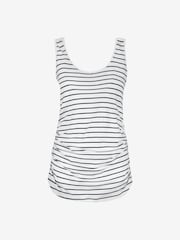 Seraphine Blue Nursing Vest Maternity Tops 2 Pack - Image 4 of 5