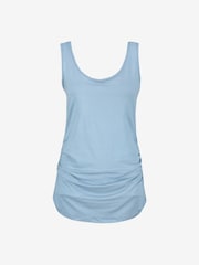 Seraphine Blue Nursing Vest Maternity Tops 2 Pack - Image 5 of 5