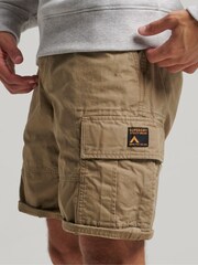 Superdry Nude Heavy Cargo 100% Cotton Shorts - Image 2 of 3