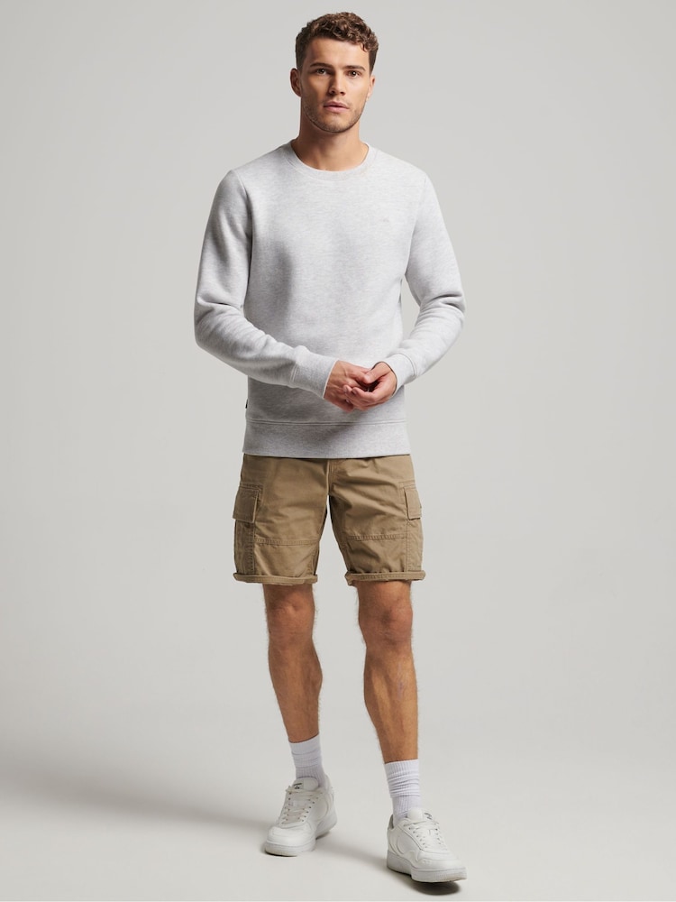Superdry Nude Heavy Cargo 100% Cotton Shorts - Image 3 of 3
