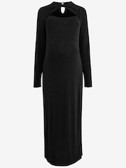 Black Maternity Cut Out Dress - Image 5 of 8