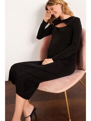 Black Maternity Cut Out Dress - Image 8 of 8