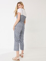 FatFace Blue Natalie Sealife Jumpsuit - Image 2 of 4