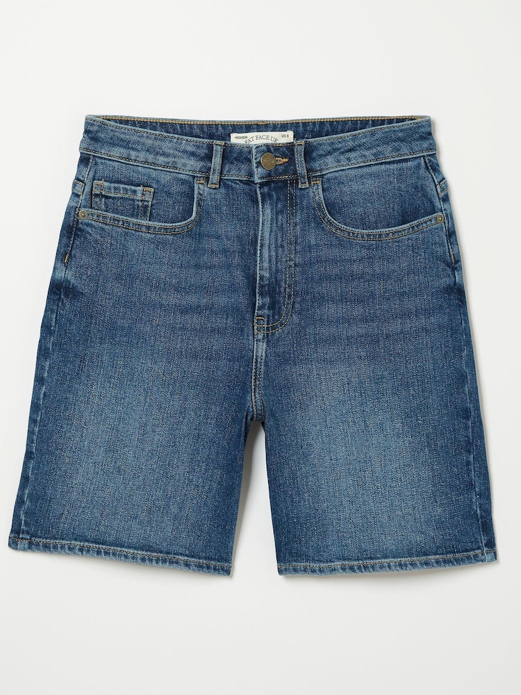 FatFace Blue Darley Denim Shorts - Image 5 of 5