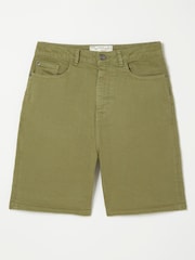 FatFace Darley Green Denim Shorts - Image 4 of 4