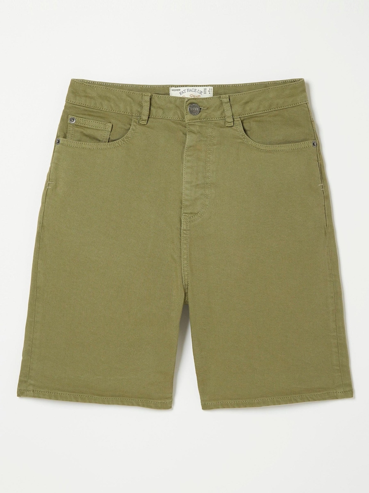 FatFace Darley Green Denim Shorts - Image 4 of 4 FatFace Darley Green Denim Shorts - Image 4 of 4