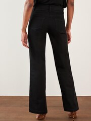 Black Lift, Slim And Shape Wide Leg Jeans - Image 2 of 5