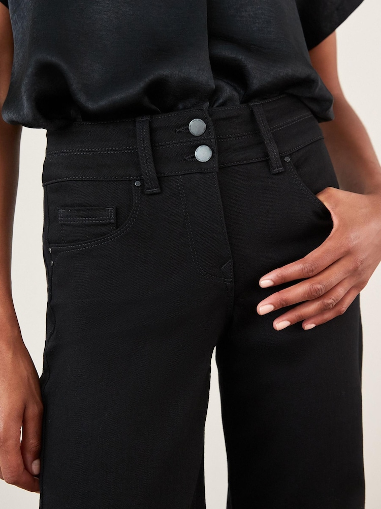 Black Lift, Slim And Shape Wide Leg Jeans - Image 4 of 5