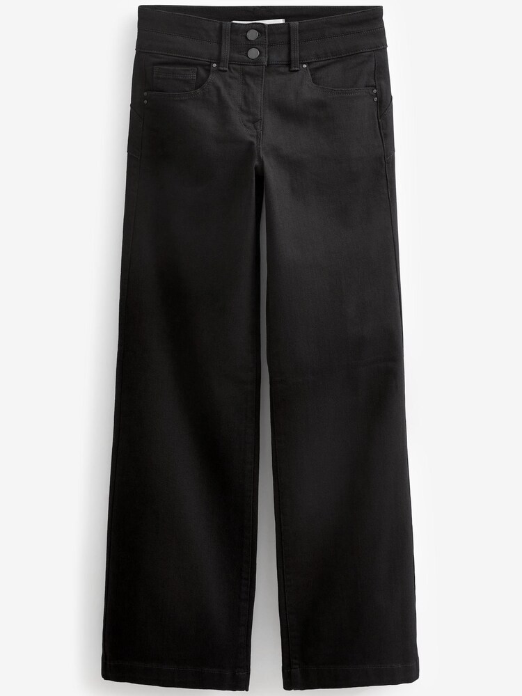 Black Lift, Slim And Shape Wide Leg Jeans - Image 5 of 5