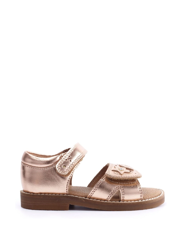 Start-rite Seashore Ledersandalen mit Klettverschluss, Gold - Bild 1 von 5 Start-rite Seashore Ledersandalen mit Klettverschluss, Gold - Bild 1 von 5