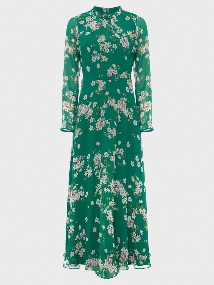 Hobbs Green Rosabelle Silk Dress - Image 4 of 4