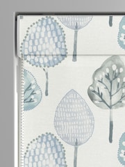 Sky Blue Trees Made To Measure Roman 100% Cotton Blind - Image 2 of 5
