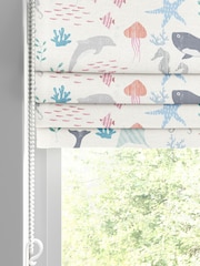 Natural Sea Life Made To Measure 100% Cotton Roman Blinds - Image 2 of 6