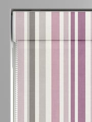 Pink Stripe Made To Measure Roman 100% Cotton Blind - Image 3 of 6
