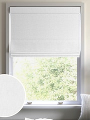Frost White Paso Made To Measure Roman Blinds - Image 1 of 6
