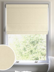 Natural Linen Paso Made To Measure Roman Blinds - Image 1 of 6