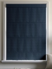 Ink Blue Paso Made To Measure Roman Blinds - Image 5 of 6