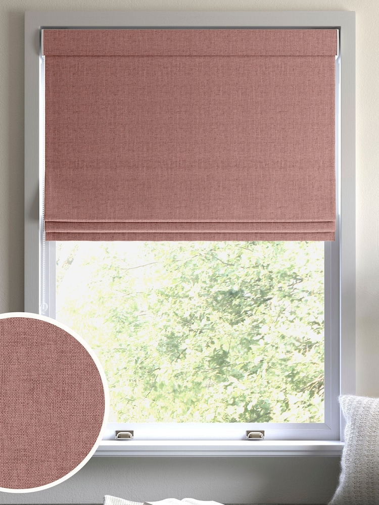 Blossom Pink Paso Made To Measure Roman Blinds - Image 1 of 6