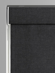 Ebony Black Paso Made To Measure Roman Blinds - Image 3 of 6