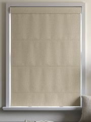 Oatmeal Natural Harvi Made To Measure Roman Blinds - Image 5 of 6