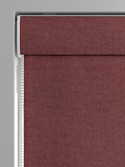 Scarlet Red Burgundy Harvi Made To Measure Roman Blinds - Image 3 of 6