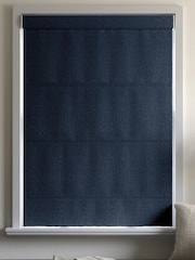 Danube Blue Harvi Made To Measure Roman Blinds - Image 5 of 6