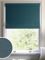 Teal Harvi Made To Measure Roman Blind - Image 1 of 6
